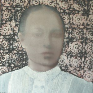 2012 Vrouw met bloemen